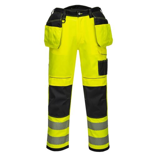 PORTWEST HI-VIS HOLSTER PW3 T501 / Reflexné nohavice, skrátené