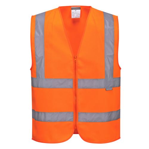 PORTWEST HI-VIS C375 / Reflexná vesta na zips