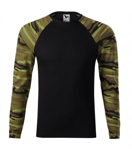 MALFINI CAMOUFLAGE LS 166 / Unisex tričko