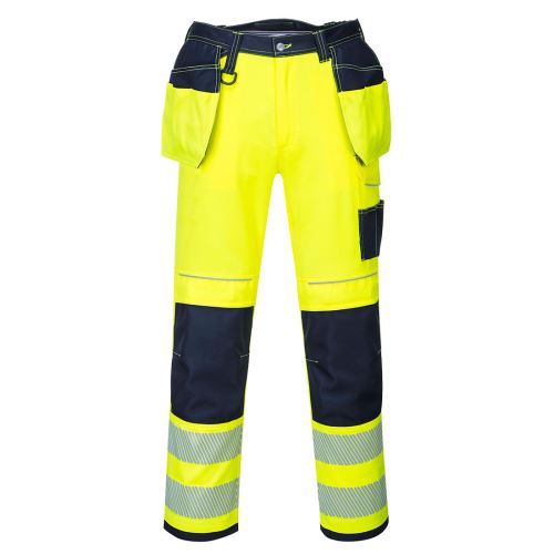 PORTWEST HI-VIS HOLSTER PW3 T501 / Reflexné nohavice, skrátené