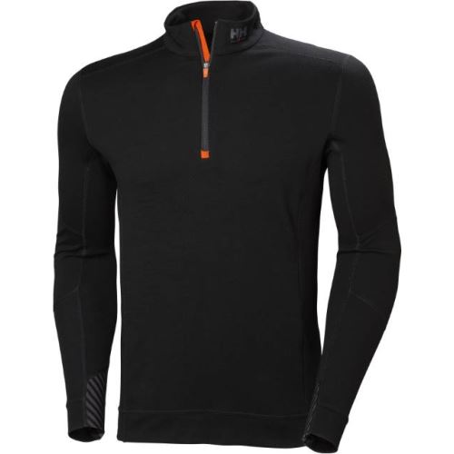 HELLY HANSEN LIFA 75107 / Pánske funkčné tričko s 1/4 zipsom z merino vlny