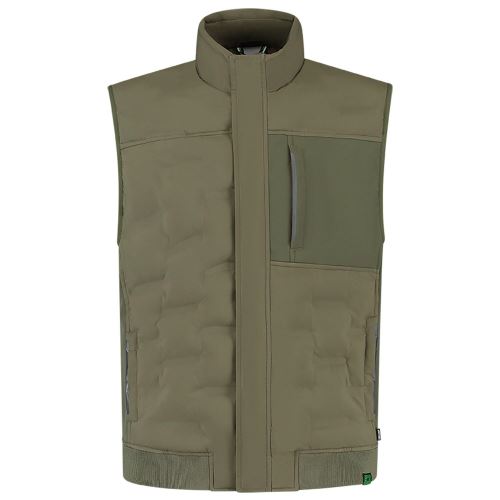 TRICORP PUFFER BODYWARMER REWEAR T55 / Celoprepínací vetru a vodeodolná vesta