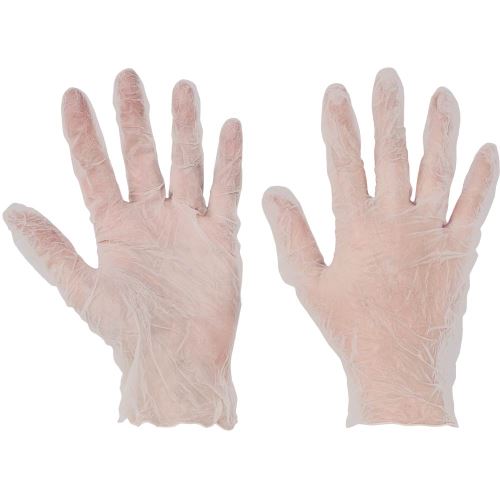 SAFE WORKER BOORNE / Jednorazové vinylové nepudrované rukavice