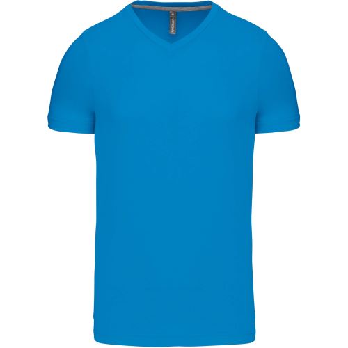 KARIBAN VINTAGE V-NECK K357 / Pánske tričko s krátkym rukávom