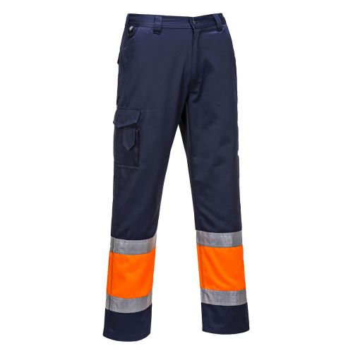 PORTWEST HI-VIS COMBAT E049 / Reflexné nohavice do pása