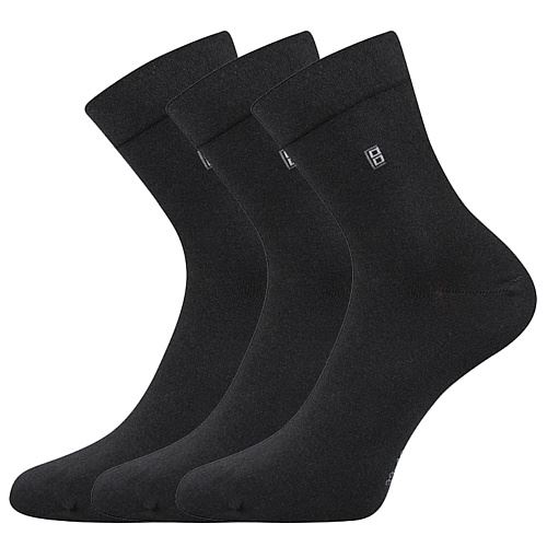 LONKA DAGLES / Pánske spoločenské ponožky so vzorom na členku, 3 páry