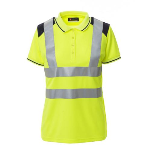 PAYPER GUARD+ LADY FLUO 001484-0028 / Dvojfarebná reflexná dámska polokošeľa