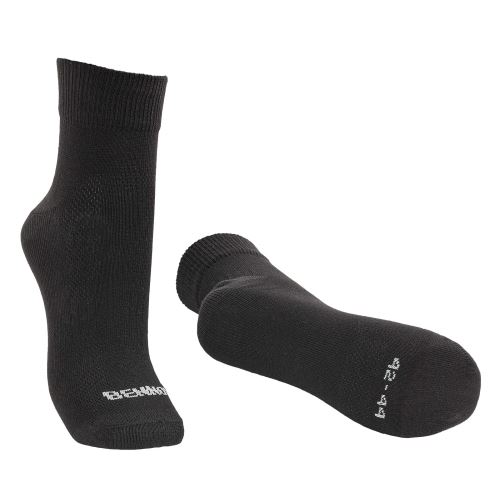 BENNON AIR SOCK BLACK / Vzdušné a ľahké univerzálne ponožky skráteného strihu