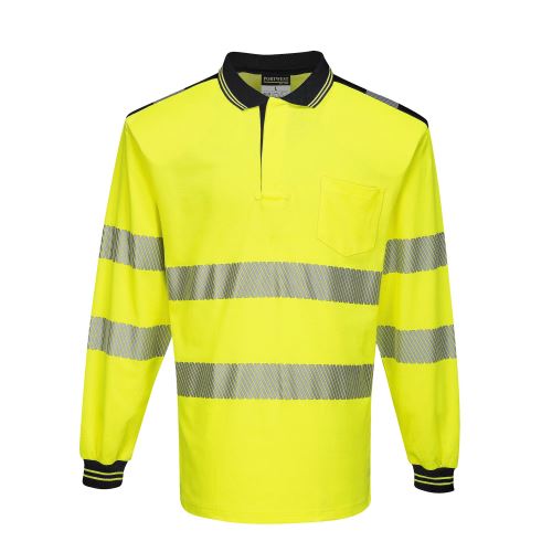 PORTWEST HI-VIS PW3 T184 / Reflexná polokošeľa, dl. rukáv