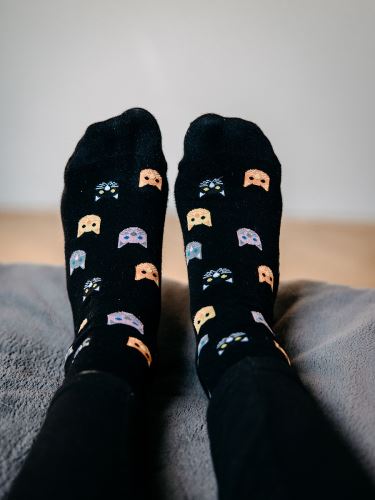 LONKA FELIXA / Dámske ponožky s motívom zvieratiek, 3 páry