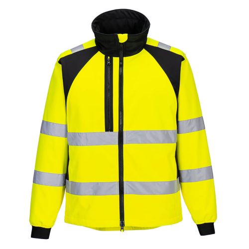 PORTWEST WX2 ECO HI-VIS CD875 / Reflexná softshellová ECO bunda