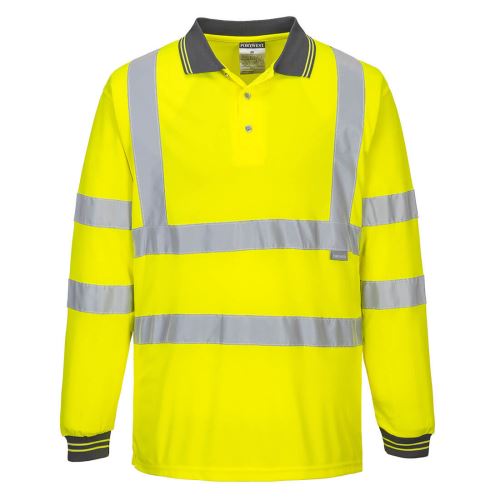 PORTWEST HI-VIS S277 / Funkčná reflexná polokošeľa, dl. rukáv