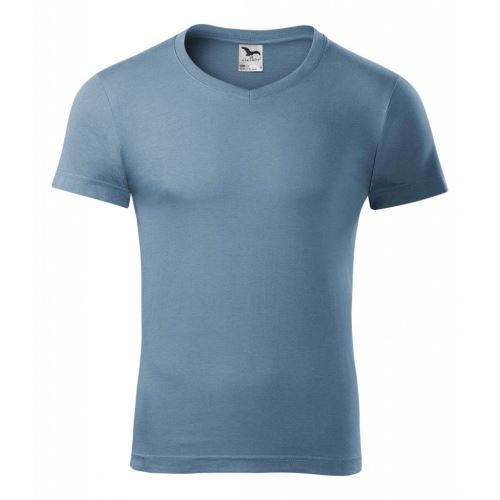 MALFINI SLIM FIT V-NECK 146 / Pánske tričko s výstrihom "V"