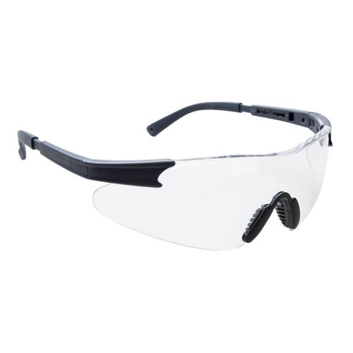 PORTWEST CURVO PW17 / Športové ochranné okuliare, UV ochrana - číra Univerzálna