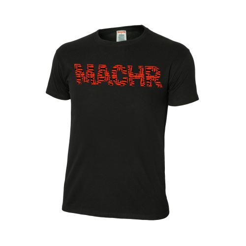 BENNON MACHR TOOL T-SHIRT BLACK / Bavlnené tričko s krátkym rukávom