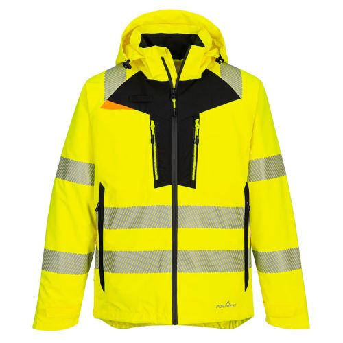 PORTWEST HI VIS DX462 / Reflexná strečová bunda do dažďa