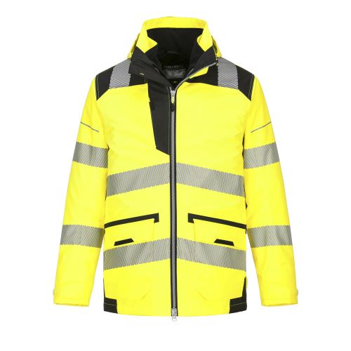 PORTWEST HI-VIS PW367 / Zateplená reflexná priedušná bunda 5v1