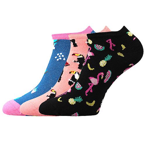 BOMA PIKI / Dámske bavlnené ponožky so zvieratkami