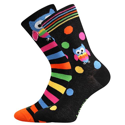 LONKA DOBLE / Veselé ponožky z česanej bavlny