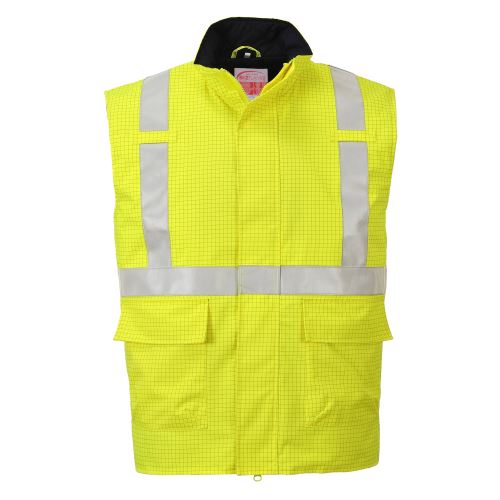 PORTWEST HI-VIS BIZFLAME S776 / Nehorľavá reflexná vesta, antistatická