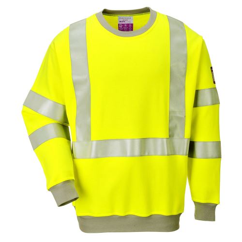 PORTWEST HI-VIS MODAFLAME FR72 / Nehorľavá reflexná mikina, antistatická