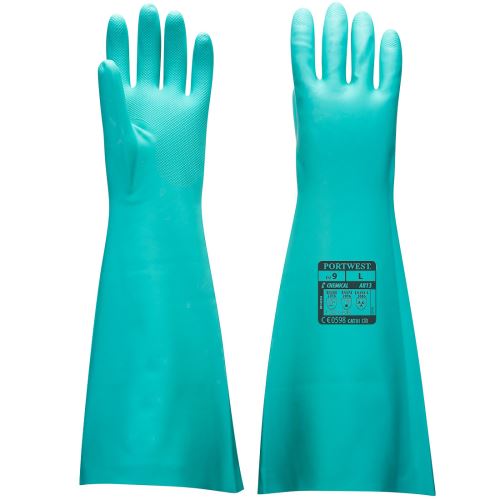 PORTWEST NITRILE A813 / Predĺžené nitriové rukavice