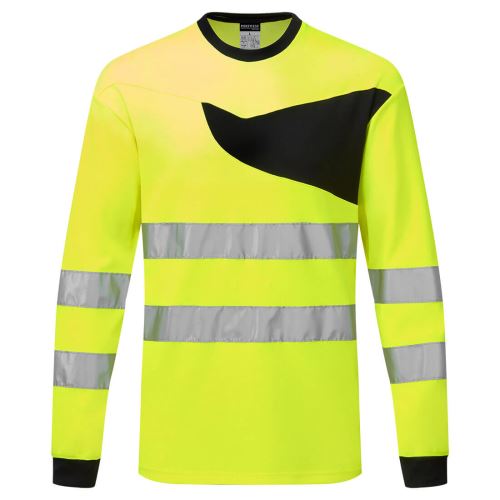 PORTWEST HI-VIS PW221 / Reflexné tričko s dlhým rukávom PW2