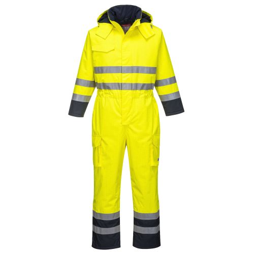 PORTWEST HI-VIS BIZFLAME S775/ Nehorľavá reflexná kombinéza do dažďa, antistatická