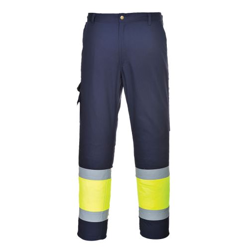 PORTWEST HI-VIS COMBAT E049 / Reflexné nohavice do pása, predĺžené