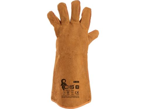 CXS AMON / Zváracie kožené rukavice - hnedá 11