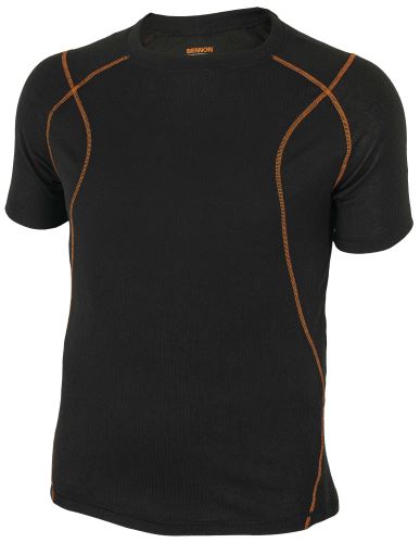 PROMACHER ARTEMIOS SHORT SLEEVE T-SHIRT BLACK / Funkčné spodné termo tričko s krátkym rukávom