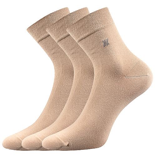 LONKA DION / Pánske medicine spoločenské ponožky, voľný lem