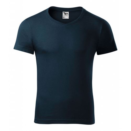 MALFINI SLIM FIT V-NECK 146 / Pánske tričko s výstrihom "V"