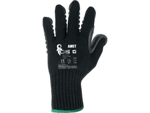 CXS AMET / Antivibračné rukavice - čierna 10