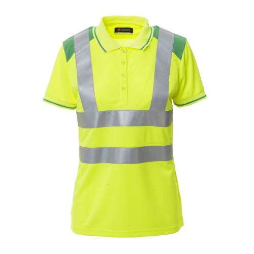 PAYPER GUARD+ LADY FLUO 001484-0028 / Dvojfarebná reflexná dámska polokošeľa