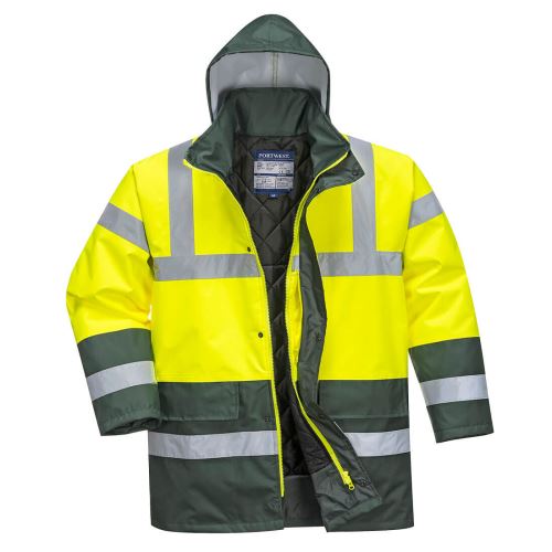 PORTWEST HI-VIS S466 / Nepremokavá reflexná bunda