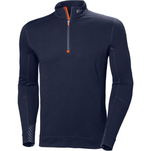 HELLY HANSEN LIFA 75107 / Pánske funkčné tričko s 1/4 zipsom z merino vlny