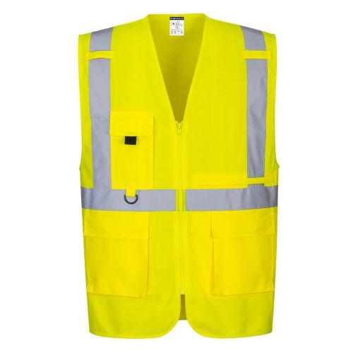 PORTWEST HI-VIS C357 / Reflexná vesta s vreckom na tablet