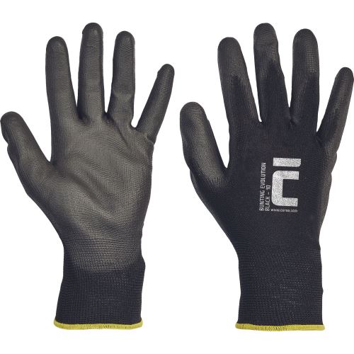 CERVA BUNTING BLACK EVOLUTION / Potiahnuté rukavice