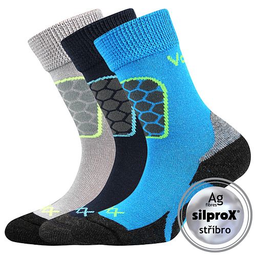 VoXX SOLAXIK / Detské športové funkčné ponožky, silproX