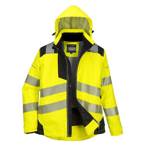 PORTWEST HI-VIS PW382 / Dámska zimná reflexná bunda, vodeodolná