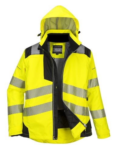 PORTWEST HI-VIS PW382 / Dámska zimná reflexná bunda, vodeodolná