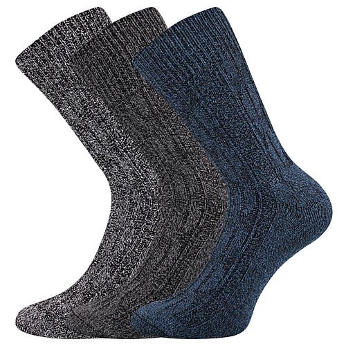 BOMA PREDAD / Klasické silné melírované ponožky
