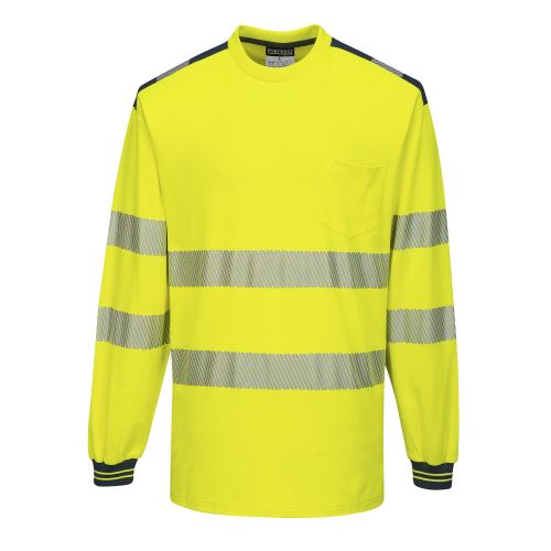 PORTWEST HI-VIS PW3 T185 / Reflexné tričko, dl. rukáv