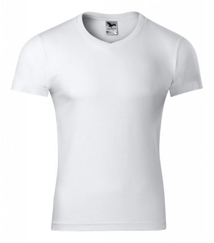 MALFINI SLIM FIT V-NECK 146 / Pánske tričko s výstrihom "V"