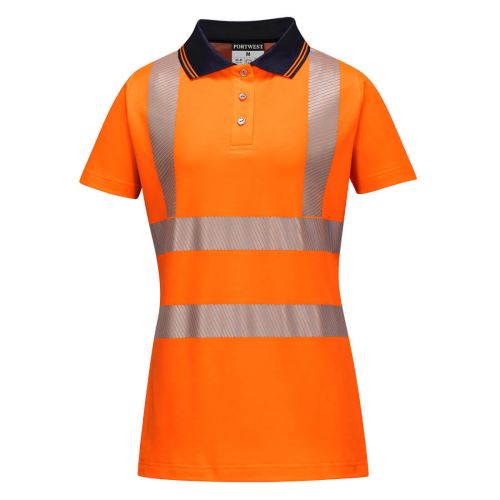 PORTWEST HI-VIS LW72 / Dámska funkčná reflexná polokošeľa