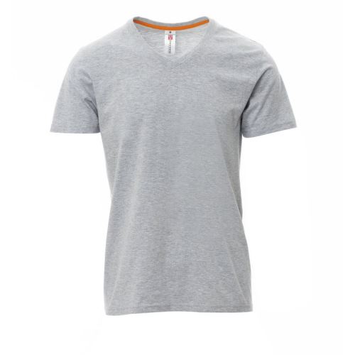 PAYPER V-NECK MELANGE 000909-0252 / Pánske tričko s krátkym rukávom a výstrihom do V