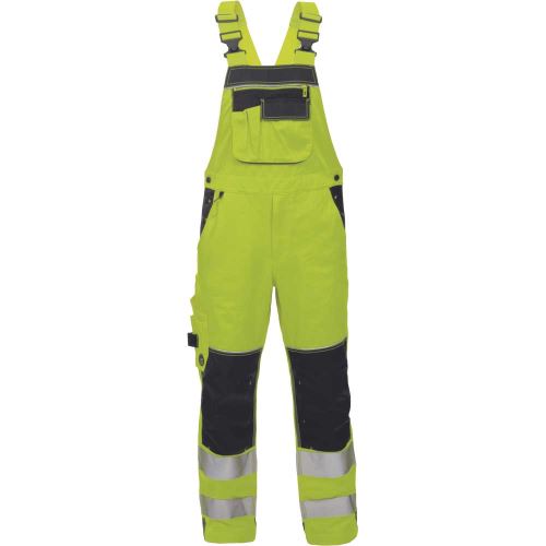 CERVA KNOXFIELD HVPS FL / HI-VIS nohavice s trakmi, tlačené reflexné pruhy