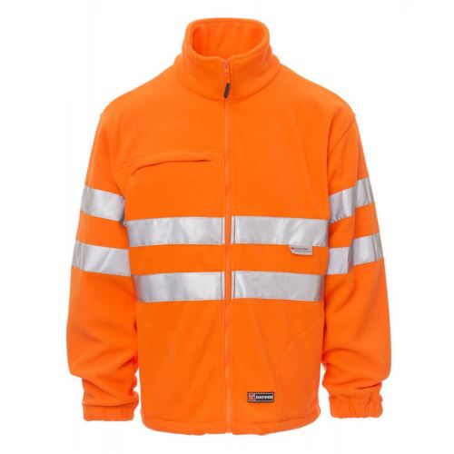 PAYPER LIGHT FLUO 000344-0069 / Fleece mikina s reflexnými pruhmi 3M