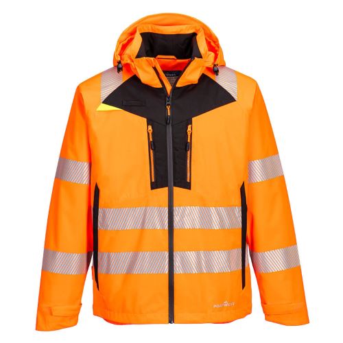 PORTWEST HI VIS DX462 / Reflexná strečová bunda do dažďa